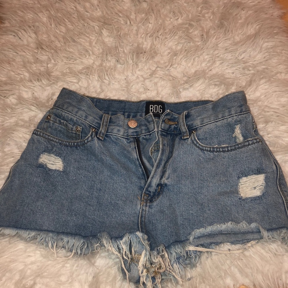 BDG Urban Outfitters Distressed Denim Jean Shorts